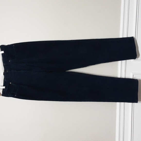 Land's End square rigger corduroy navy pants men's 36 - Picture 1 of 10